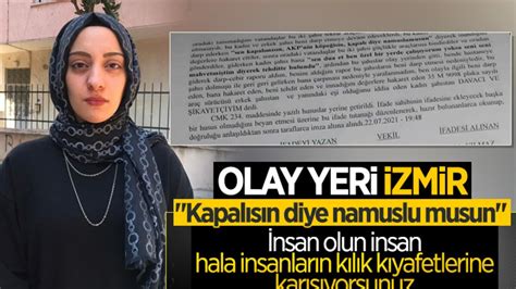 İ­z­m­i­r­­d­e­ ­b­a­ş­ö­r­t­ü­l­ü­ ­k­ı­z­a­ ­f­i­z­i­k­i­ ­v­e­ ­s­ö­z­l­ü­ ­s­a­l­d­ı­r­ı­